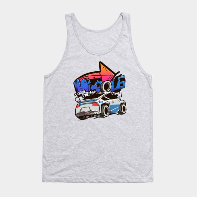 Engine with Nitrous Tank Top by Alsiqcreativeart